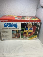 Vintage 1991 Fisher Price Lift Lock Swing For Infant-Toddlers 9m-3y