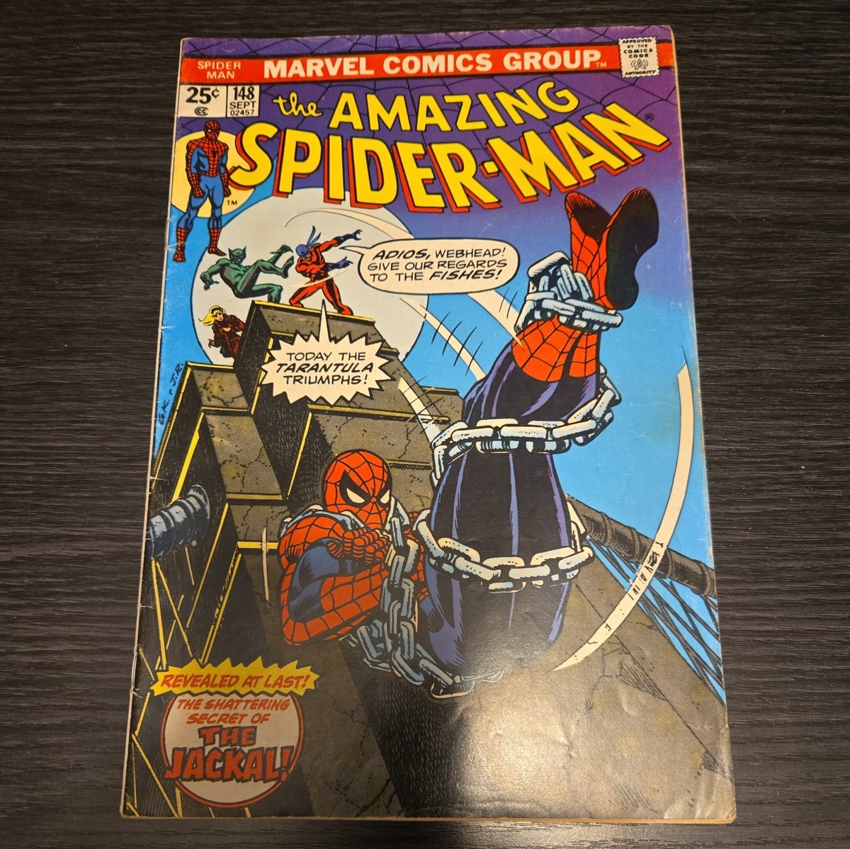 Amazing Spider-Man #148 Marvel Comics 1975 Jackal Appearance | eBay