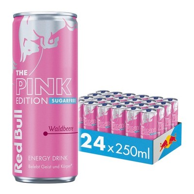 Red Bull Pink Edition Waldbeere Sugarfree Energydrink 250ml 24er Pack
