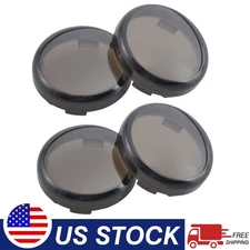 Turn Signal Lamp Smoke Lens Cover Bulb For Harley Sportster Softail Dyna 1986-15