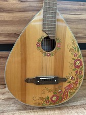Trembita Folk Acoustic Guitar 6 Strings Lute Vihuela Kobza Handpainted Wood