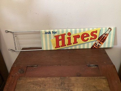 Vintage Hires Root beer Door Push Sign