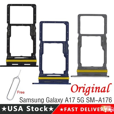OEM SIM Tray Micro SD Card Holder Slot + PIN For Samsung Galaxy A17 5G SM-A176