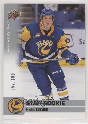 2019-20 Upper Deck CHL Star Rookie SP Exclusives 52/100 Radek Kucerik #364 05yt