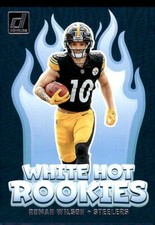 Roman Wilson 2024 Donruss White Hot Rookies #WH5 Pittsburgh Steelers