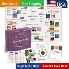 Vision Board Kit - Guided Workbook, 160 Picture Cards, Affirmation Cards  Mo...