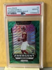 Clean Slab 2024 Panini Prizm Emergent Jayden Daniels Green Wave Rc Rookie Psa 10