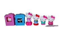 Lot of 6 Collectible McDonald Happy Meal Hello Kitty Badtz Maru Toys
