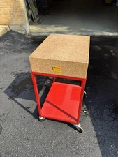 Starrett Granite Surface Plate 24” X 18" X 6”Grade A Inspection, With HD Stand.