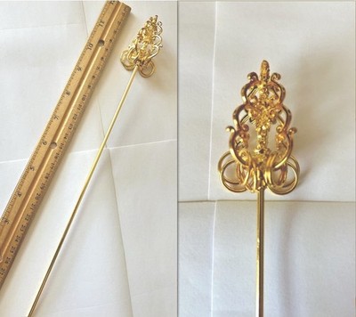 已经洒净30厘米长《法杖/法器》 实心四面锡杖法器高僧法杖USA | eBay