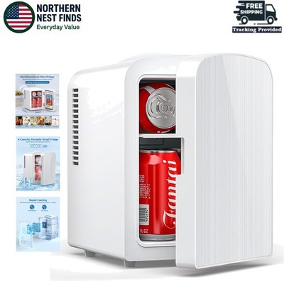 Energy-Efficient 4L Mini Fridge - Stay Cool with Style in Your Car or Office