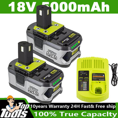 4X 5Ah Original Akku für RYOBI 18V One Plus Lithium RB18L50 P108 P109 Batterie