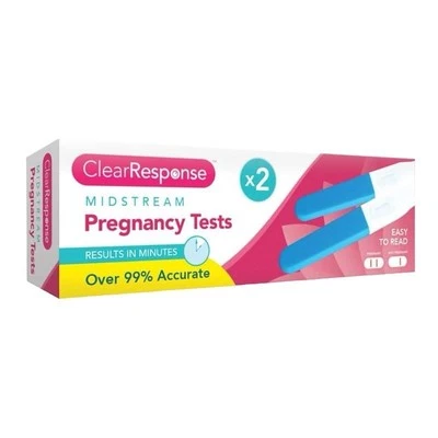 2x Midstream Pregnancy Tests Sticks HCG Early Detection Kit 99%+ Accuracy