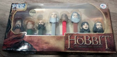 The Hobbit - ''An Unexpected Journey'' - Pez Set of 8 Characters - New
