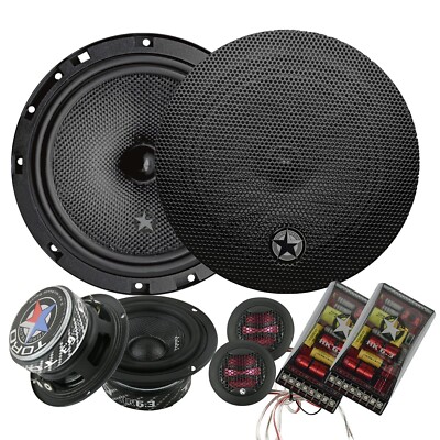 HK63 | 6.5 Inch 3-Way Component Car Speaker Set - 180W RMS / 360 Watt MAX(Pair)