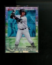 2021 Bowman's Best Aqua Lava Refractor #6 Yoelqui Cespedes #d 53/199