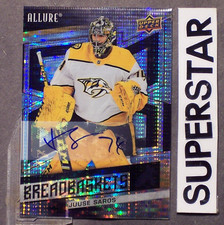 JUUSE SAROS 2021-22 Upper Deck Allure Breadbaskets Autographs #BB14 C  Predators