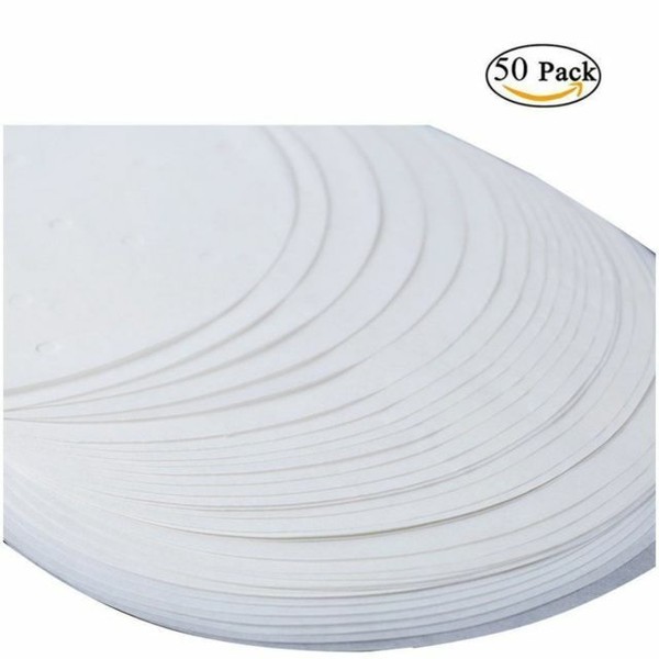 50 X 20cm (8") Non Stick Round Greaseproof Parchment Paper Cake Tin