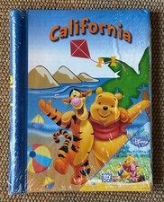NEW - California Winnie the Pooh Photo Album Book 10"x7.5"   holds 32 4x6 photos