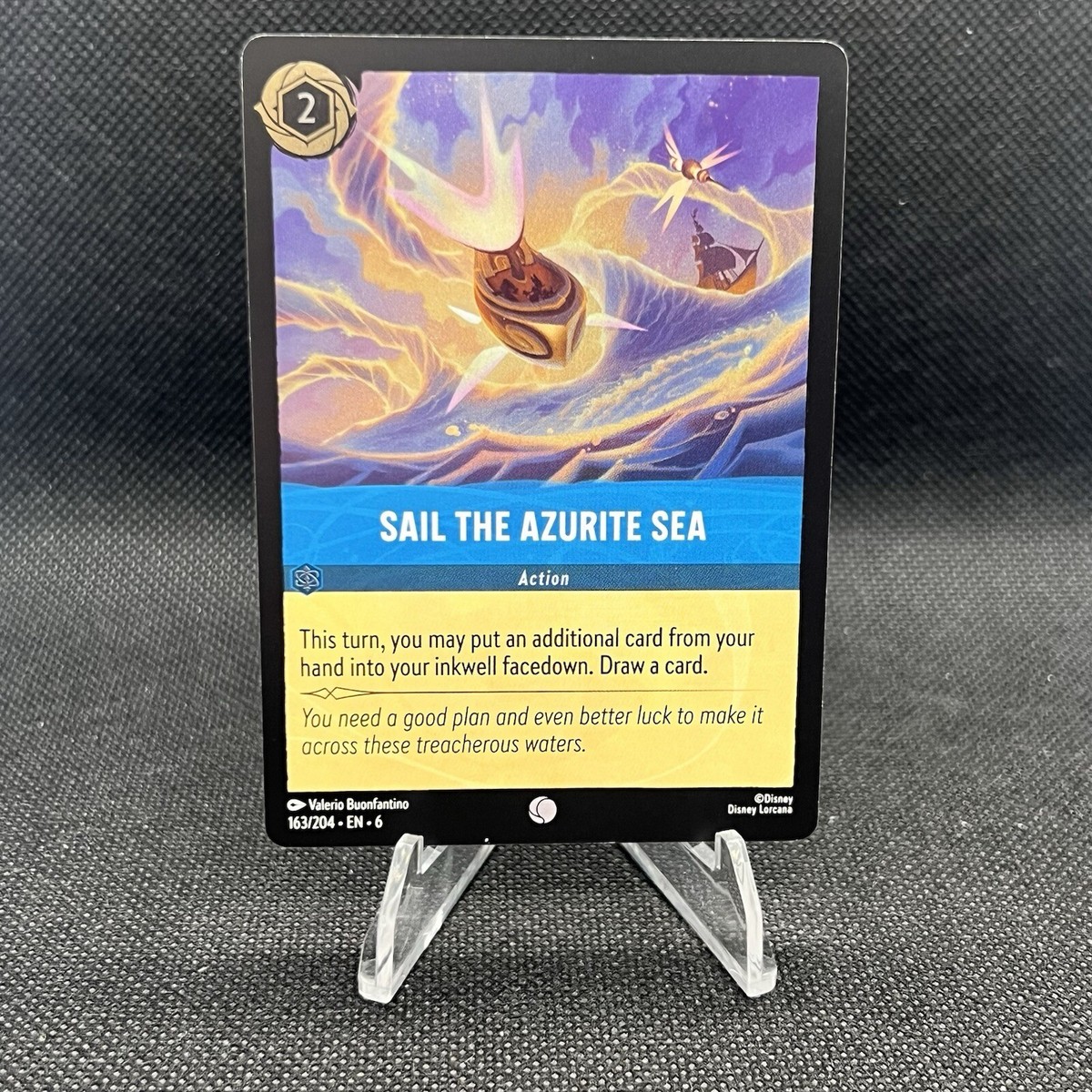 Sail the Azurite Sea 163/204 Common COLD FOIL Disney Lorcana