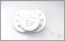 Honeybug PREEMIE Magnetic Pacifier reborn art doll SNOW WHITE