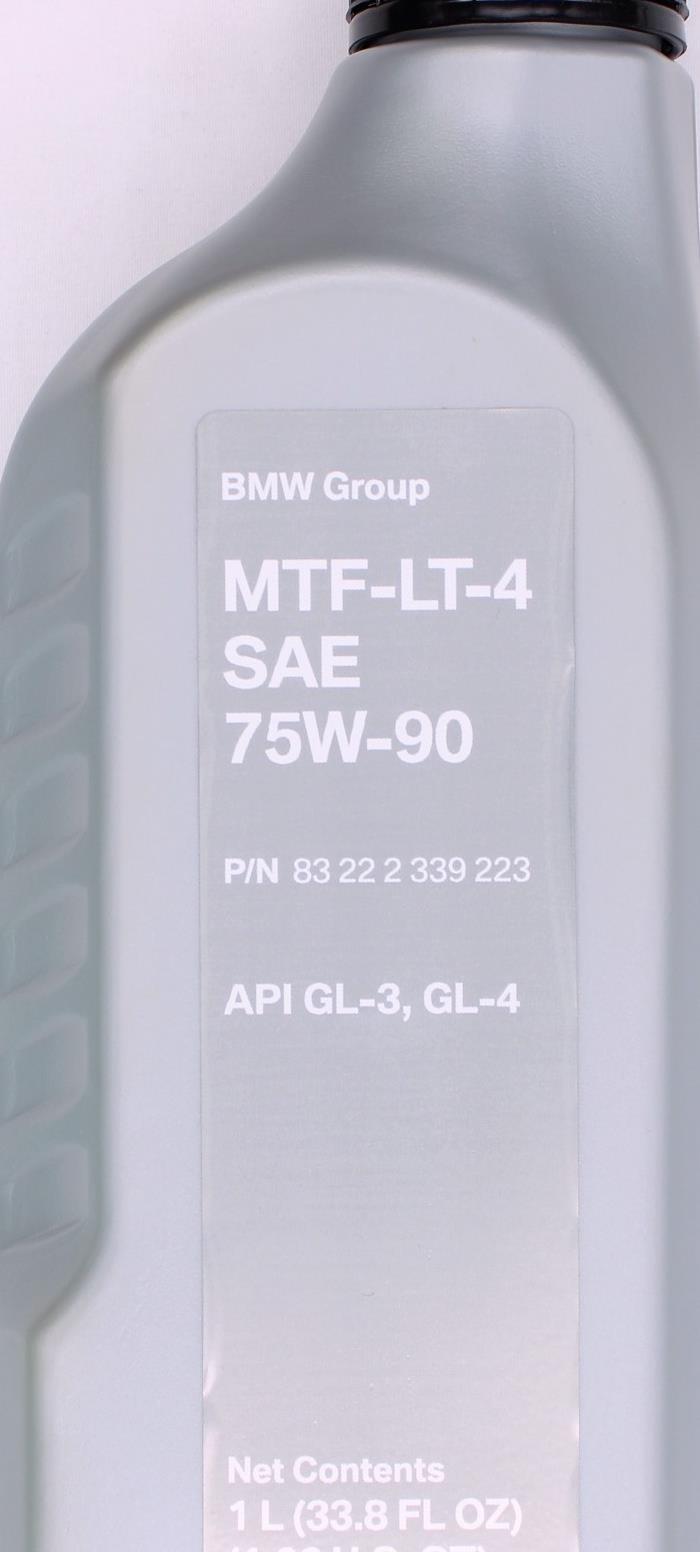 BMW Transmission Fluid MTFLT4 SAE 75W90 (1L) Part Number 832223 eBay
