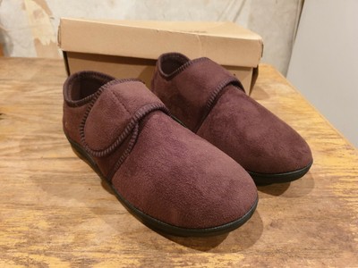 mens slippers size 13 wide fitting