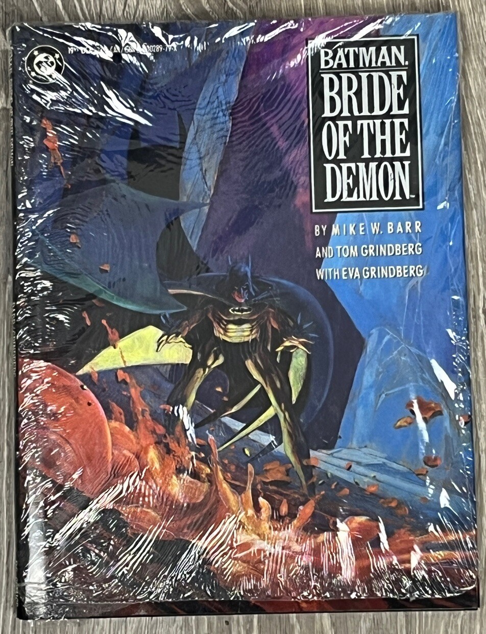 Batman Bride of the Demon Graphic Novel 1990 DC Comics Barr HC DJ Al Ghul unread