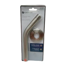 Glacier Bay 8 Inch Shower Arm with Flange Chrome Universal 813 561