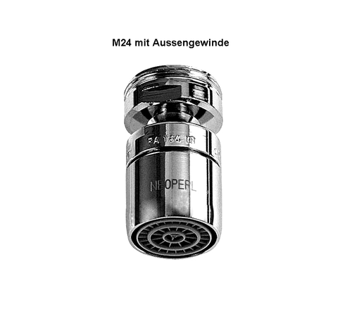 Neoperl® Kugelgelenk Cascade M24 - M22 Strahlregler Perlator® Mischdüse Kugel - Imagen 2 de 5