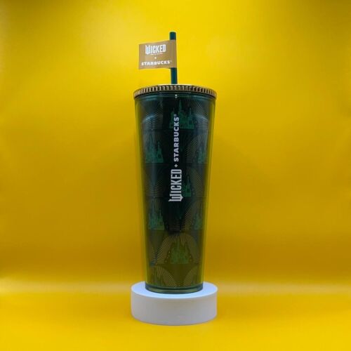 Brand New with Tags: Starbucks Wicked Metallic Green Cold Cup 24oz Venti