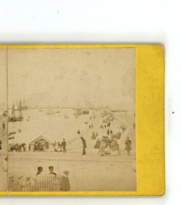 Kingstown Harbour Ireland Stereoview