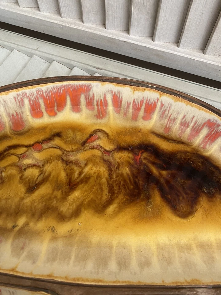 Treasure Craft Leaf Divided Serving Tray Vintage 1963 Made in the USA - Image 3 of 4