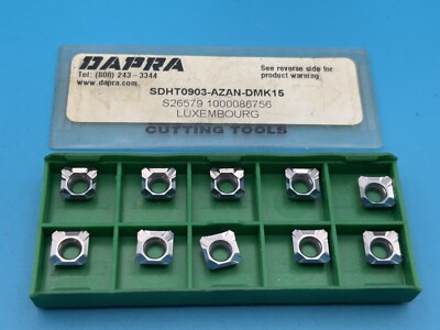 Dapra SDHT0903-AZAN-DMK15 Carbide Milling Inserts New (Box of 10)