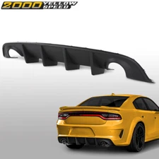 Fit For 2015-2023 Dodge Charger SRT Rear Diffuser Bumper Lip Lower Valance