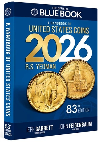NEW Official Blue Book Guide United States US Coins 2026 83rd Hardcover Catalog