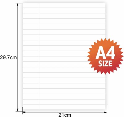 Oxford Seyes Refill A4 200 Fogli - Griglia Seyes - Con Margine Carta Di Alta Qualita - Foto 3