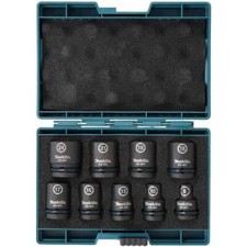 Image of Makita E-16564 9 Piece 1/2" Drive Hexagon Impact Socket Set