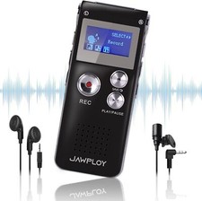 64GB Digital Voice Activated Recorder Portable Audio Recording USB MP3 Lectures
