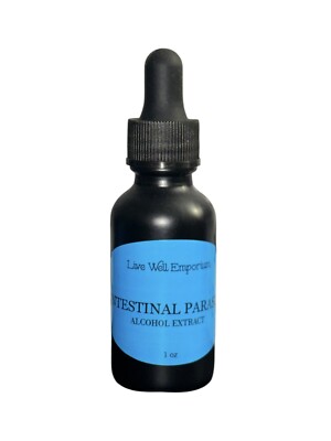 PARASITE  TINCTURE  BLACK WALNUT HULL CLOVE WORMWOOD BURDOCK ROOT