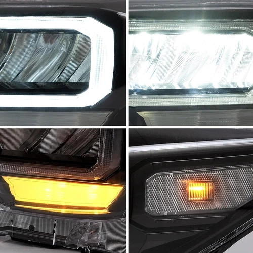 VLAND Full LED Reflector Headlights For 2015-22 Toyota Tacoma Front Lamps L+R - Picture 4 of 24