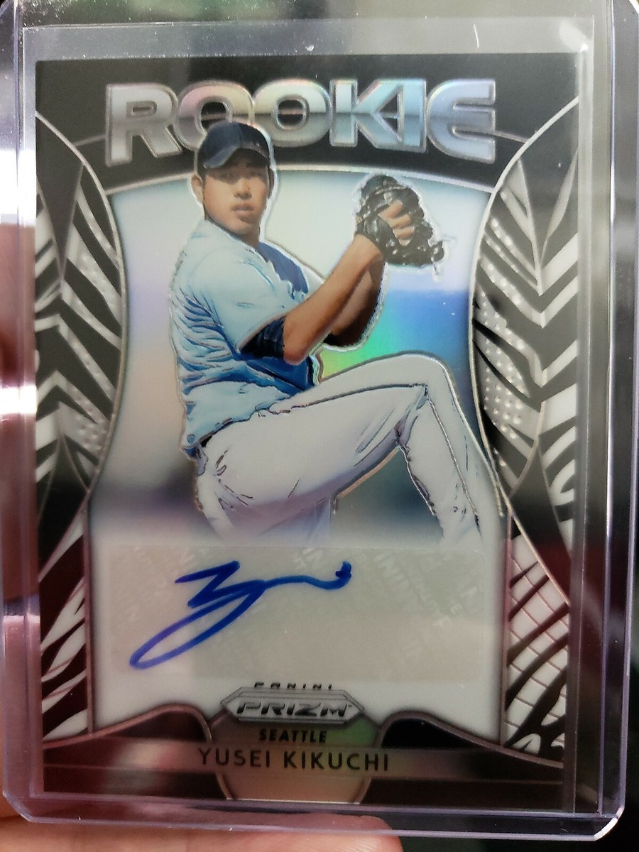 2019 Prizm Rookie Autographs Prizms Zebra Stripes Yusei Kikuchi 35