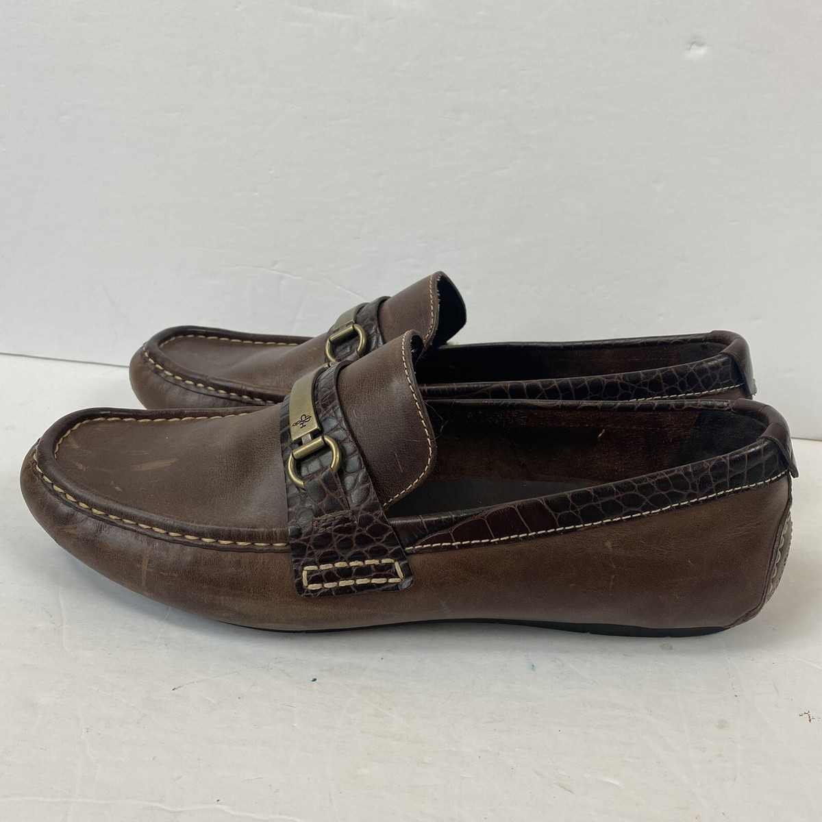 Cole Haan Venetian Loafer Men\'s 10 M French Roast Brown Loafers Buckle C11396 Cole Haan Venetian Loafer Men main image 2
