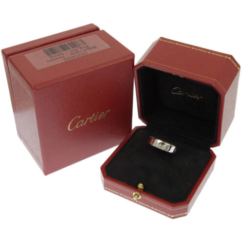 CARTIER Secret Love Ring 18K 750 WG WHITE GOLD RG ROSE GOLD #53 - Afbeelding 1 van 6
