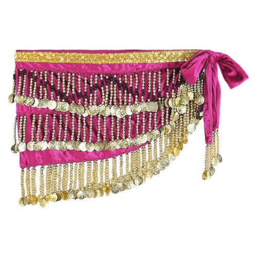 Women Belly Dance Dress 2Pcs Sequin Bra Top with Hip Scarf Set Carnival Costume - Picture 31 of 102