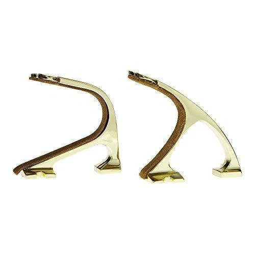 Allen Company Brass Shotgun & Rifle Wall Mount Gun Hanger Hooks Kit - Fits Most - Image 2 of 4