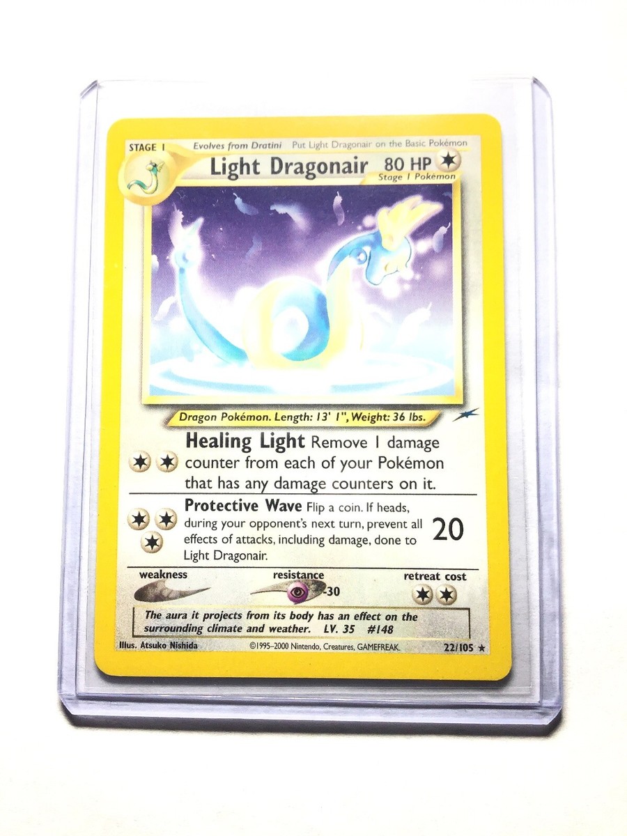 LIGHT DRAGONAIR - 22/105 - Neo Destiny - Rare - Pokemon Card - NM