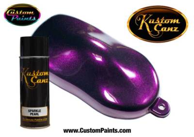 Kustom Canz PURPLE SPARKLE PEARL 12 oz AEROSOL CAN Custom Paint