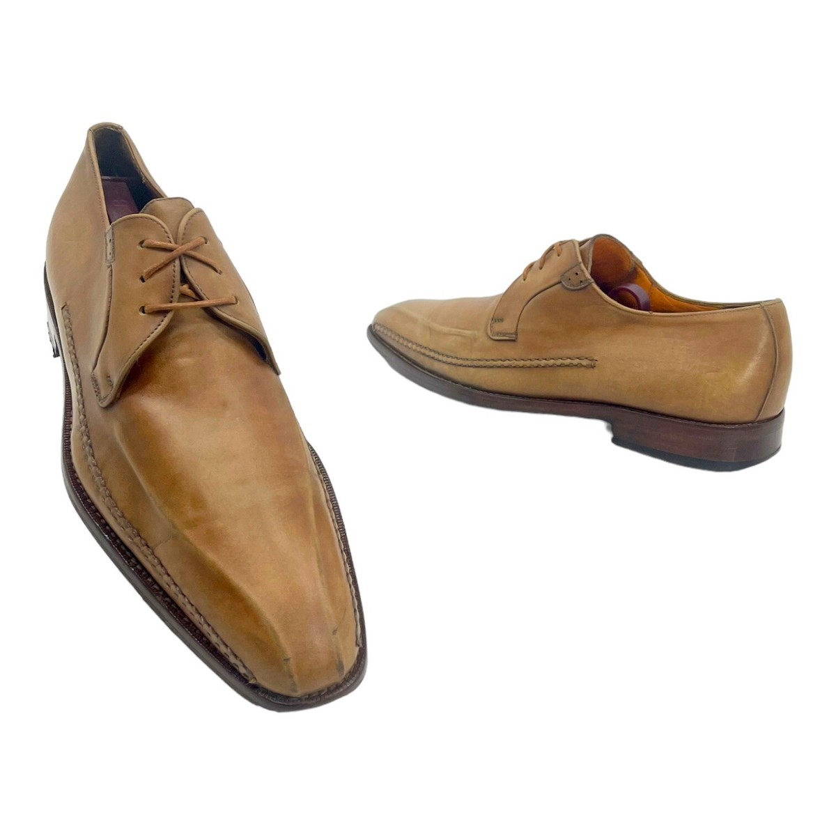 Vintage MEZLAN Mens 9 Leather Oxfords Loafer Dress Shoes  display picture 1
