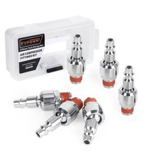 Air Hose Fittings 6 Pieces I/M Industrial Swivel Plugs 1/4 NPT Male